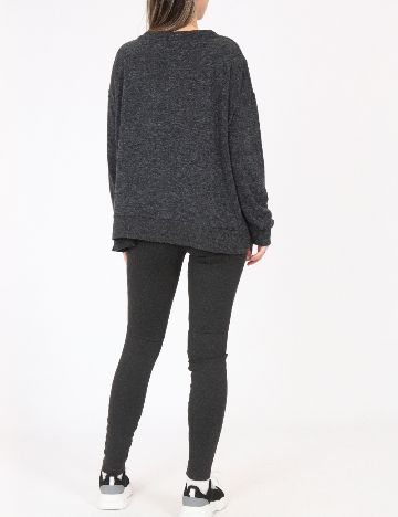 Bluza Bershka, gri inchis