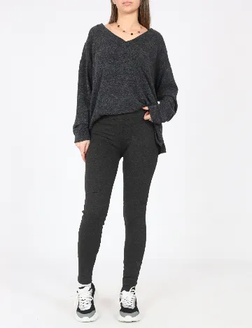 Bluza Bershka, gri inchis Gri