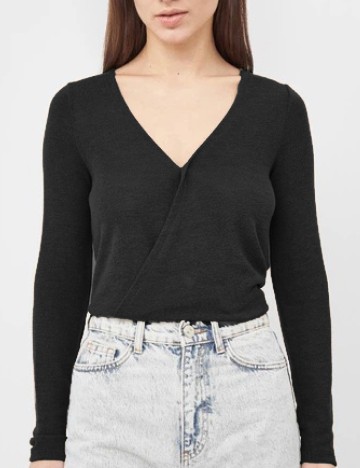 Bluza Bershka, negru
