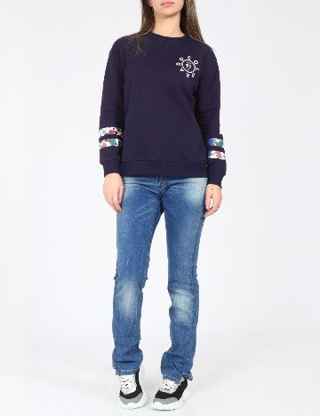 Bluza Pull&Bear, bleumarin