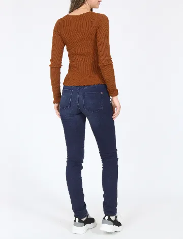 Blugi Zara, bleumarin Albastru