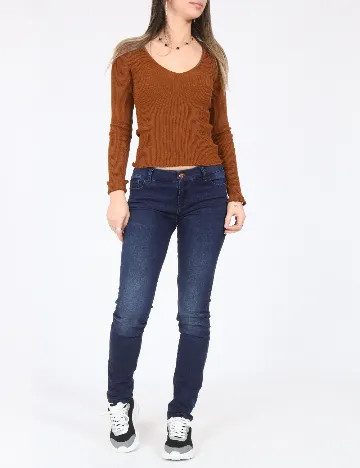 Blugi Zara, bleumarin Albastru