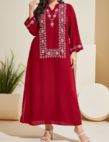 Rochie lunga SHEIN CURVE, rosu