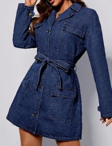 Rochie scurta SHEIN, bleumarin