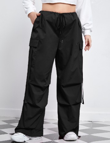 Pantaloni SHEIN CURVE, negru