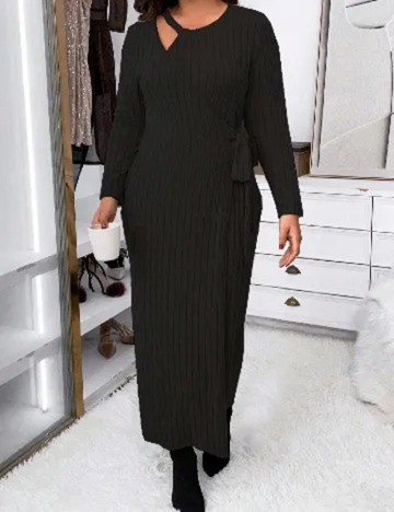 Rochie lunga SHEIN CURVE, negru