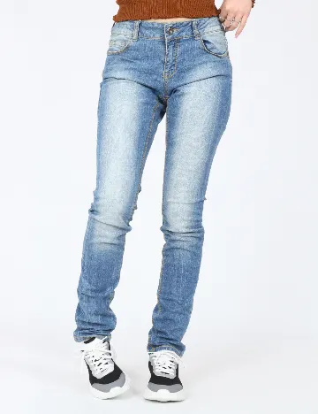 Blugi Zara, albastru Albastru