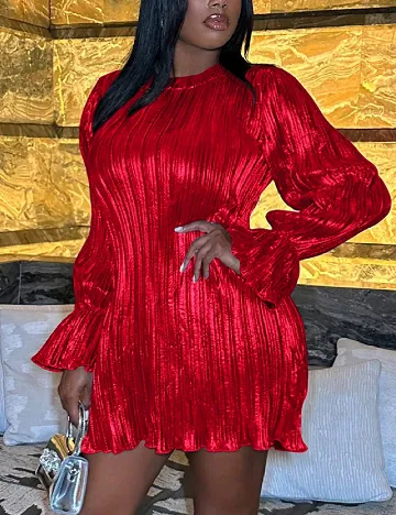 Rochie scurta SHEIN, rosu Rosu