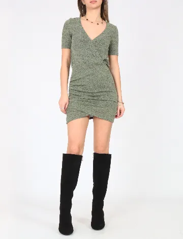 Rochie scurta Zara, verde Verde