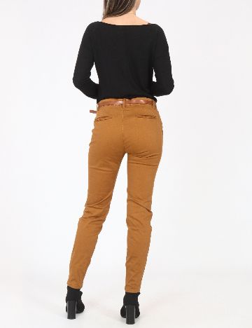 Pantaloni Pull&Bear, maro