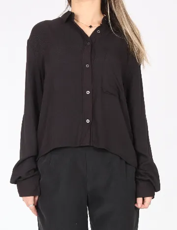 Camasa Pull&Bear, negru Negru