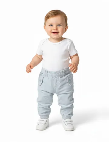 Pantaloni Zara, bleu Albastru