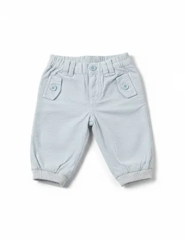 Pantaloni Zara, bleu Albastru