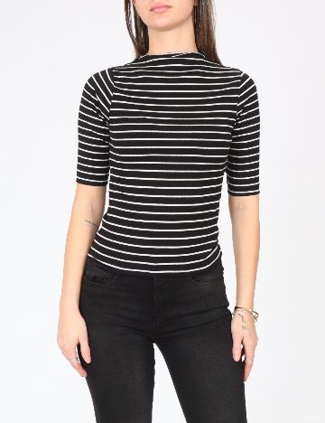 Bluza Pull&Bear, negru