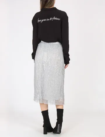 Fusta Pull&Bear, gri Gri