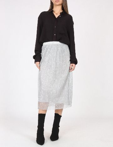 Fusta Pull&Bear, gri