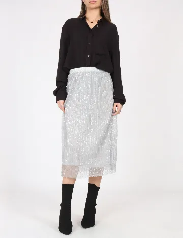 Fusta Pull&Bear, gri Gri