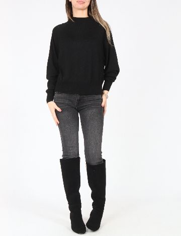 Bluza Pull&Bear, negru