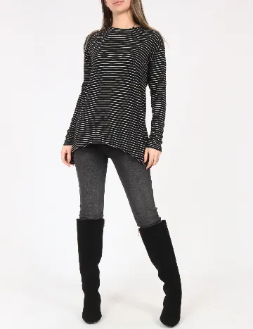 Bluza Pull&Bear, negru Negru