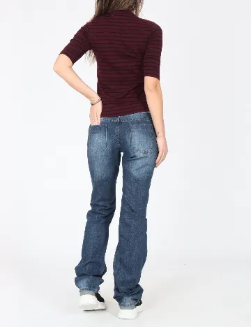 Bluza Pull&Bear, visiniu Rosu