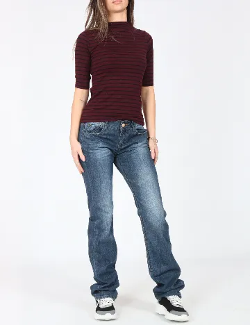 Bluza Pull&Bear, visiniu Rosu