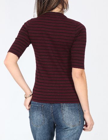 Bluza Pull&Bear, visiniu