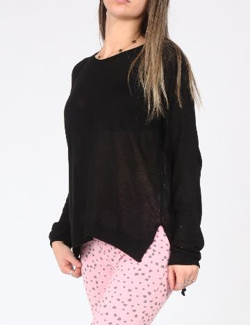 Bluza Pull&Bear, negru