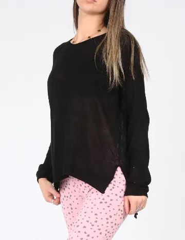 Bluza Pull&Bear, negru Negru