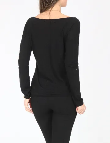 Bluza Bershka, negru Negru