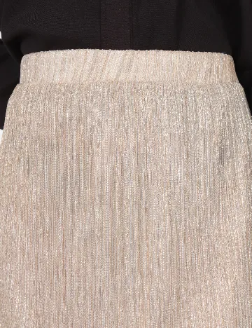 Fusta Pull&Bear, crem Crem