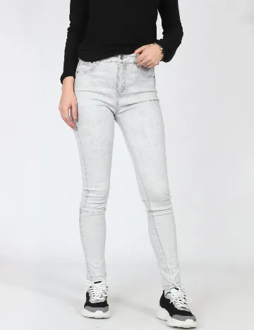 Blugi Pull&Bear, gri Gri