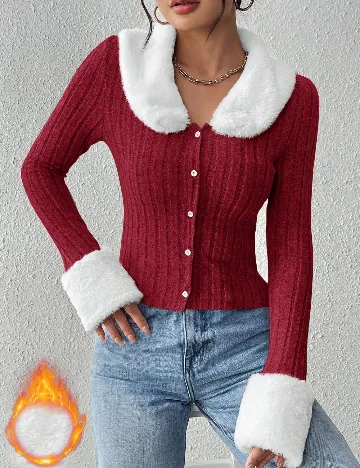 Cardigan SHEIN, visiniu