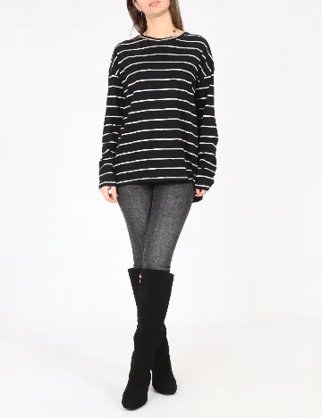 Bluza Pull&Bear, negru Negru