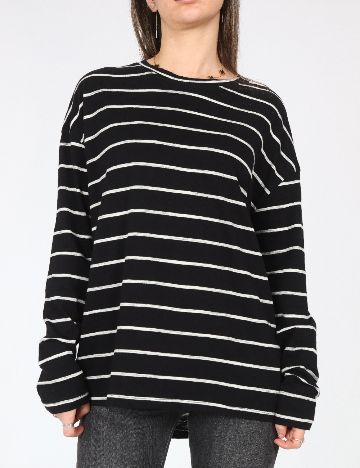Bluza Pull&Bear, negru
