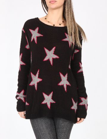 Pulover Bershka, negru