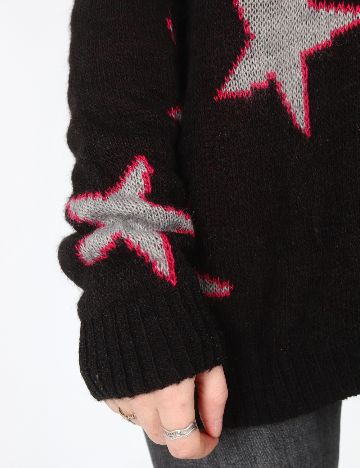 Pulover Bershka, negru