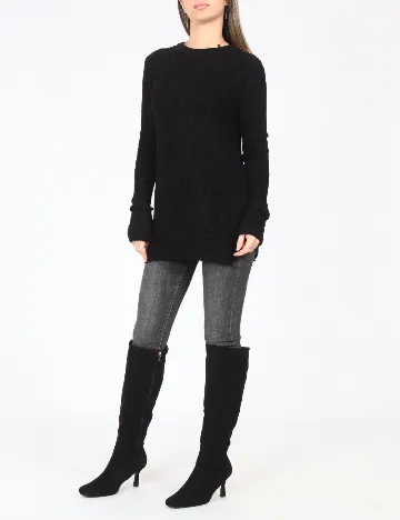 Pulover Pull&Bear, negru Negru