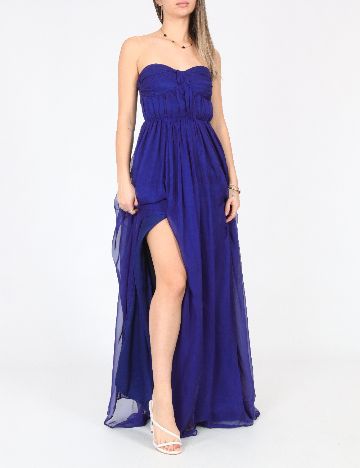 Rochie lunga Bershka, albastru