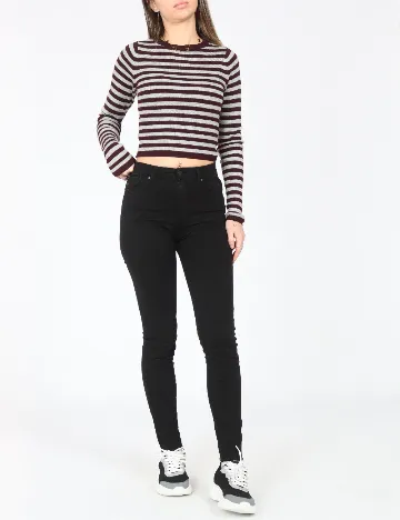 Blugi Pull&Bear, negru Negru