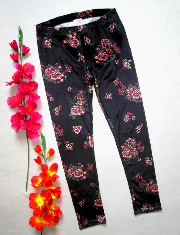 Pantaloni Zara, floral Floral print