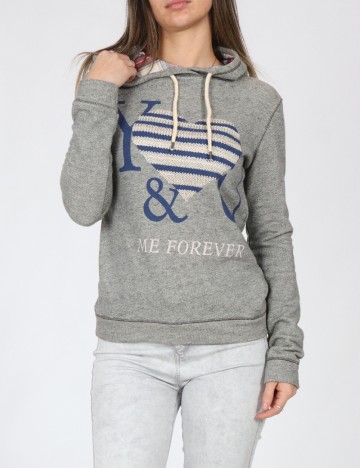 Hanorac Bershka, gri