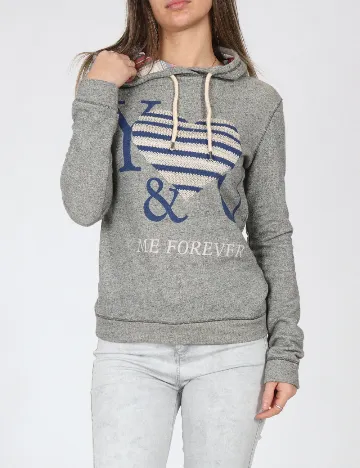 Hanorac Bershka, gri Gri