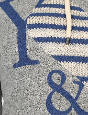 Hanorac Bershka, gri Gri