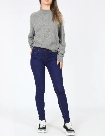 Blugi Pull&Bear, albastru Albastru