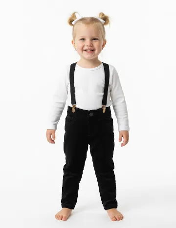 Salopeta Zara, negru Negru