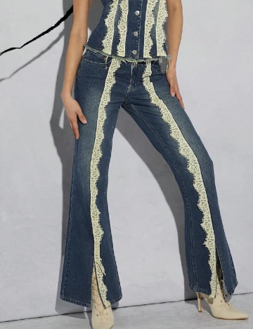 Blugi SHEIN, albastru Albastru