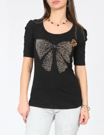 Tricou Bershka, gri Gri