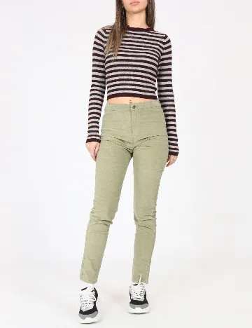 Pantaloni Zara, verde Verde