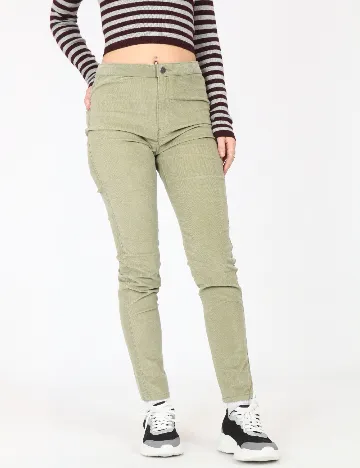 Pantaloni Zara, verde Verde