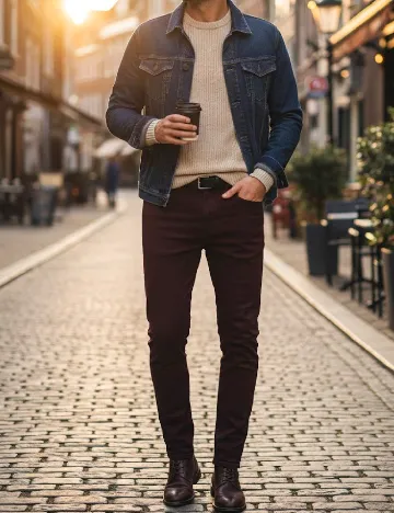 Pantaloni Bershka, pruna Mov